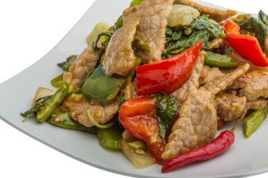 sebze soslu domuz eti