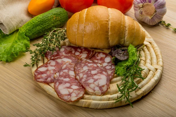 Salami — Stockfoto