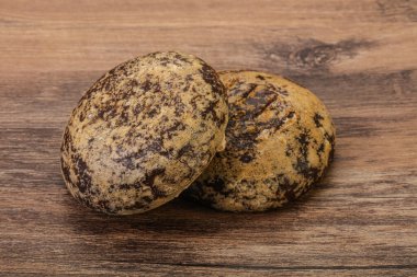 Tatlı ve lezzetli Rus zencefilli çörek yığını