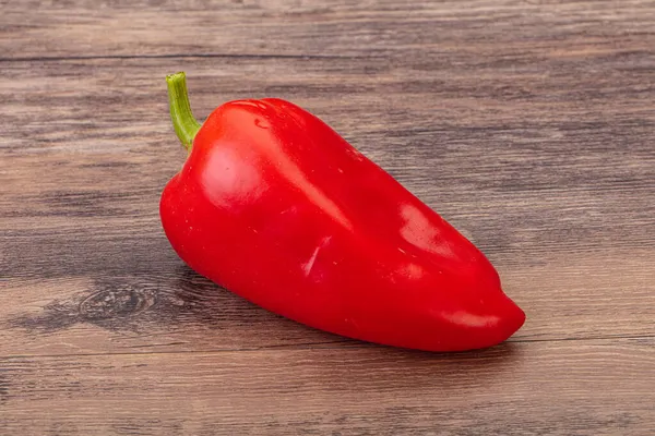 Sweet Red Bell Bulgariska Peppar Isolerad — Stockfoto