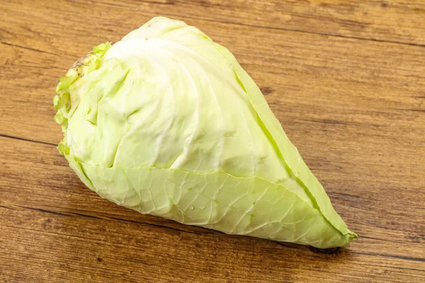 Cone Cabbage Dietary Vegan Cuisine — Stock Photo, Image