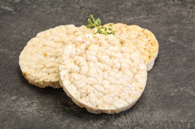 Vejetaryen için diyet çıtır ekmek yığını