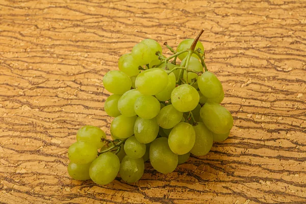 Zoete Smakelijke Rijpe Groene Druiven — Stockfoto