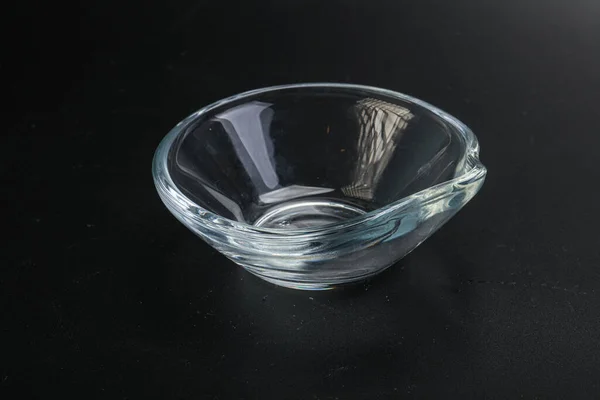 Epmty Glasschale Für Küche Isolierten Boden — Stockfoto