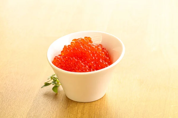 Russian Red Caviar Bowl — Stock Photo, Image