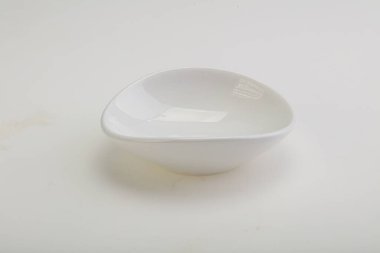 İzole edilmiş servis için beyaz leke kasesi