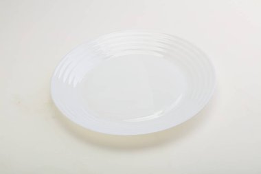 İzole edilmiş servis için beyaz proclean plaka