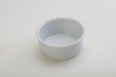 İzole edilmiş servis için beyaz leke kasesi