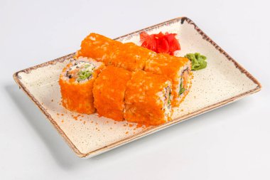 Japon mutfağı - Somon balıklı suşi rulosu