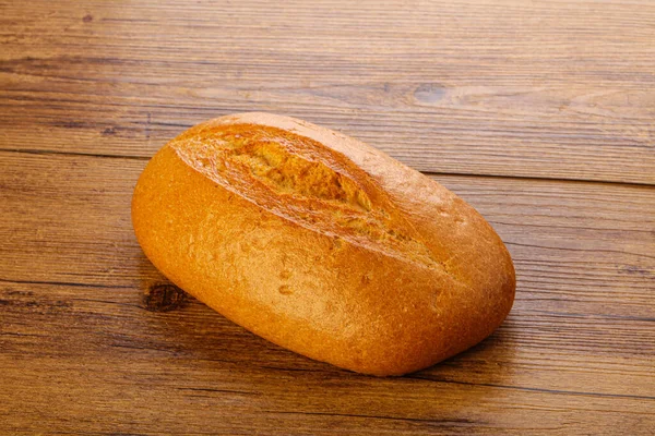 Domácí Kůrka Bílá Chléb Bochník Izolované — Stock fotografie