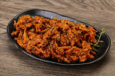 Domates soslu konserve ançüez.