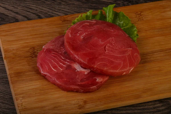 고기를 다랑어 스테이크 — 스톡 사진
