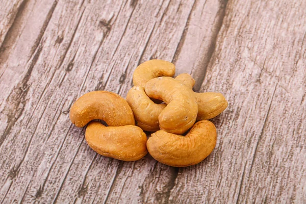 Natural Organic Brown Cashew Nut Heap — Stock Photo, Image