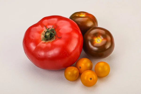 Miscela Matura Pomodoro Rosso Giallo Cumato — Foto Stock