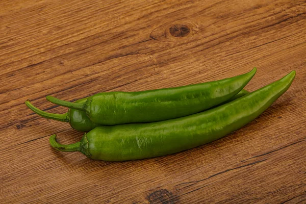 Rijp Smakelijke Pittige Groene Peper Halapenjo — Stockfoto