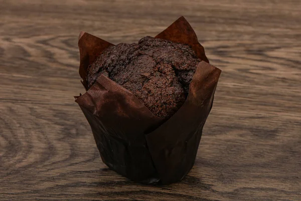 Savoureux Gâteau Muffin Chocolat Sucré — Photo