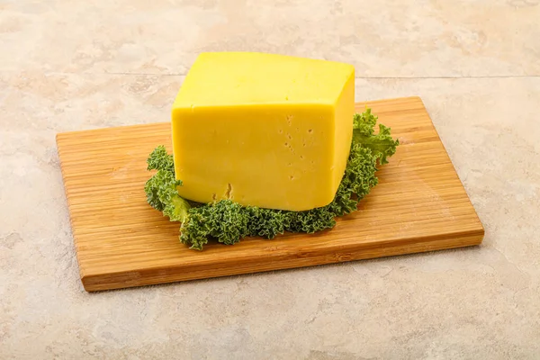 Sarı Tilsiter Peyniri Süt Ürünü Tuğla — Stok fotoğraf
