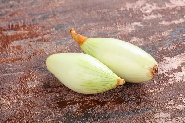 Cebolla Chalota Madura Sabrosa Para Cocinar — Foto de Stock