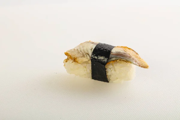 Sushi Tradicional Japonês Com Peixe Enguia — Fotografia de Stock