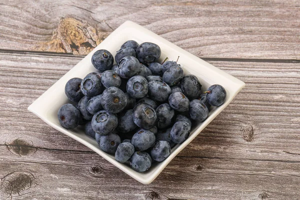 Rijp Zoete Smakelijke Natuurlijke Bosbessen Hoop — Stockfoto