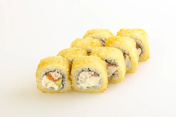 Japansk Mat Tempura Rulle Med Fisk — Stockfoto