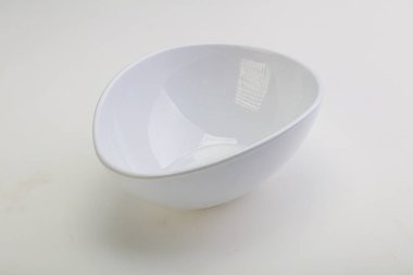 İzole edilmiş servis için beyaz leke kasesi