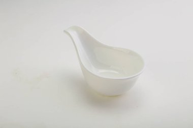 İzole edilmiş servis için beyaz leke kasesi