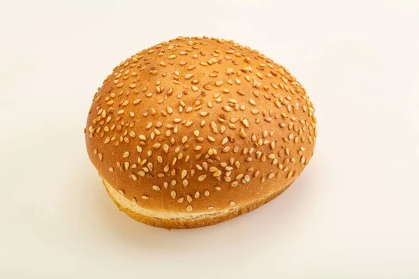 Fresh Burger Bun Sesame Seeds — Stock Photo, Image