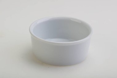 İzole edilmiş servis için beyaz leke kasesi