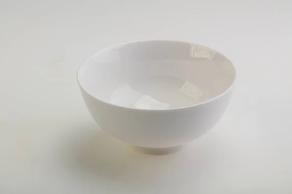 White Proclean Bowl Serving Isolated — Stock Photo, Image