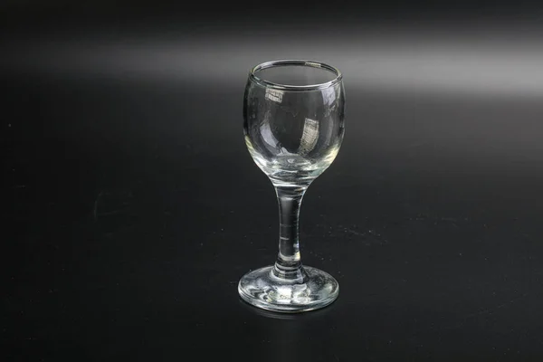 Verre Vide Pour Vigne Eau Isolé — Photo