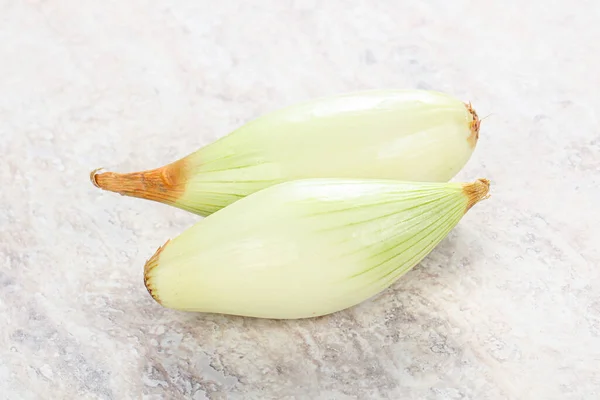 Cebolla Chalota Madura Sabrosa Para Cocinar — Foto de Stock