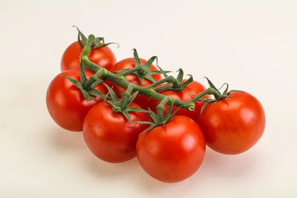 Frische Reife Kirschtomaten Zweig Isoliert — Stockfoto