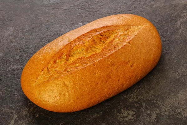 Caseiro Crosta Pão Branco Pão Isolado — Fotografia de Stock