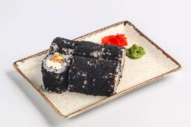 Japon mutfağı - Somon balıklı suşi rulosu