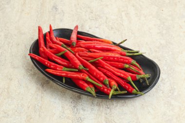 Acı ve baharatlı kırmızı biber.