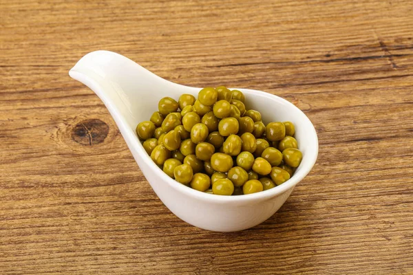 Gemarineerde Zoete Groene Erwt Kom — Stockfoto