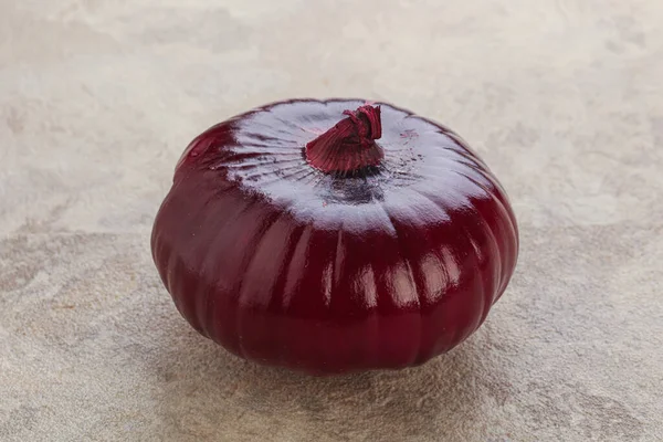 Cebolla Roja Madura Para Cocinar Aislada —  Fotos de Stock