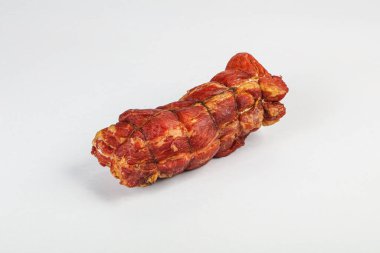 Atıştırmalık olarak nefis füme domuz eti.