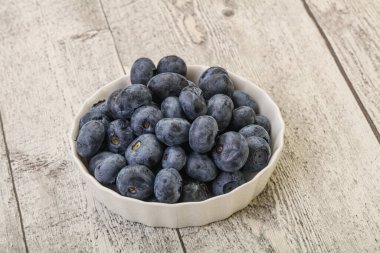 Olgun, tatlı, doğal yabanmersini yığını. 