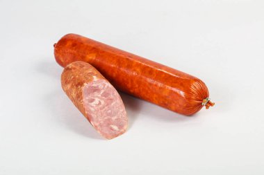 Lezzetli domuz jambonlu sosis.