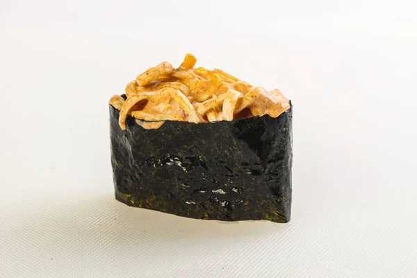 Traditionelles Japanisches Sushi Würzige Sauce Gunkan — Stockfoto