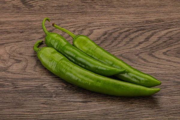 Rijp Smakelijke Pittige Groene Peper Halapenjo — Stockfoto