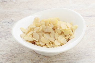 Mutfak ve yemek için badem fıstığı dilimleri