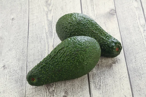 Frisch Reifes Grünes Bio Superfood Mit Exotischer Avocado — Stockfoto