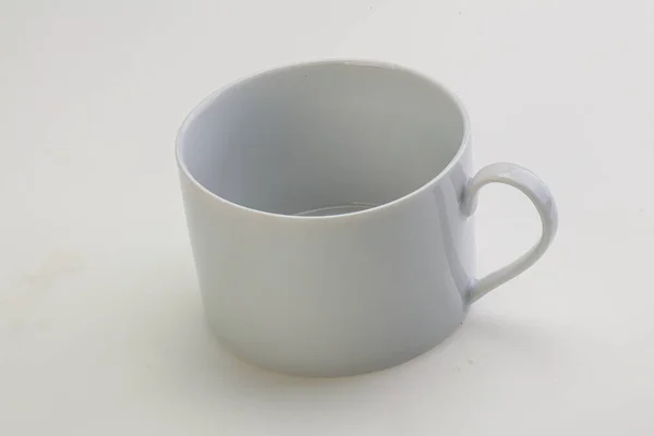 Leere Tasse Für Tee Oder Kaffee Isoliert — Stockfoto