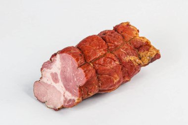 Atıştırmalık olarak nefis füme domuz eti.