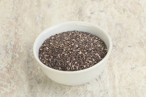 Chia Seeds Bowl Cooking — Stock Photo, Image
