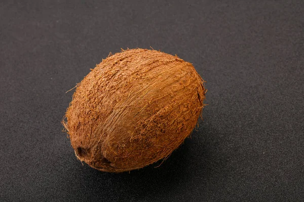 Tropical Brown Coconut Background Isolated — Stock Photo, Image