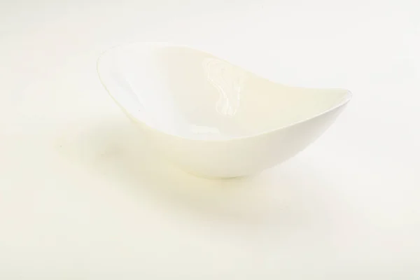 White Proclean Bowl Serving Isolated — Stock Photo, Image